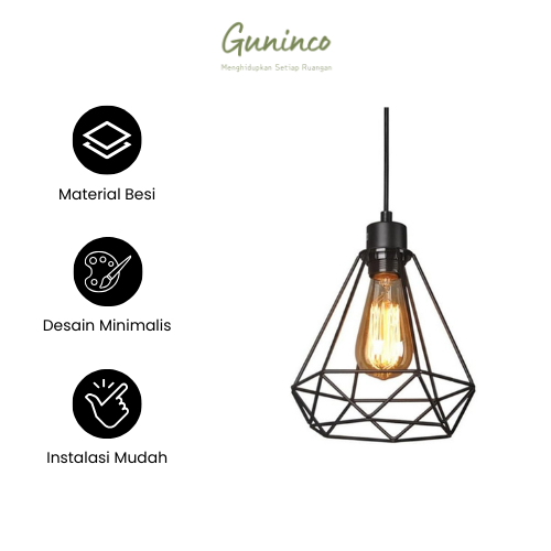 Kap Lampu Diamond